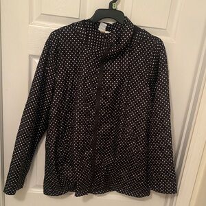 Men's Black Polka Dot Shirt